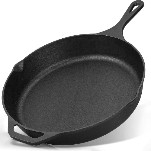 Sauteuse - poêle fonte 30 cm.