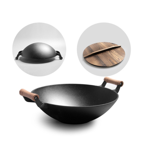 Wok fonte 36 cm.